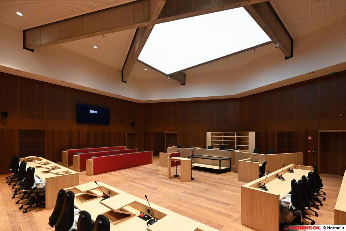 Cadre lumineux - Palais de Justice à Namur