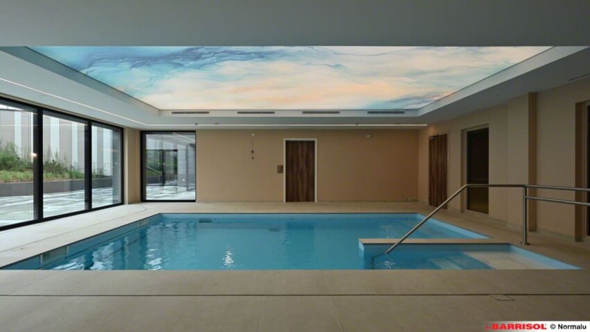 Residence Gallery - Toile tendue pour une piscine intérieure