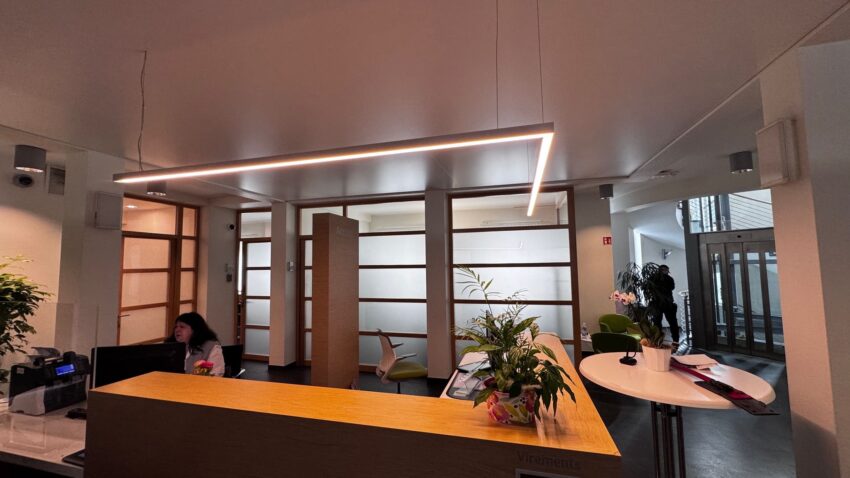 BNP Paribas Luxembourg - Plafond tendu acoustique