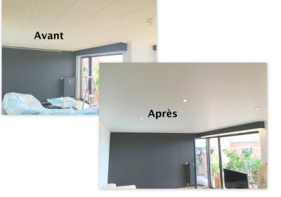 Installation de plafonds tendus et de gorges lumineuses