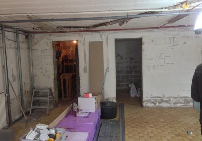 Rénovation cave en chambre à Japsenne - Avant