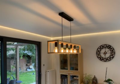 Plafond tendu dans le salon